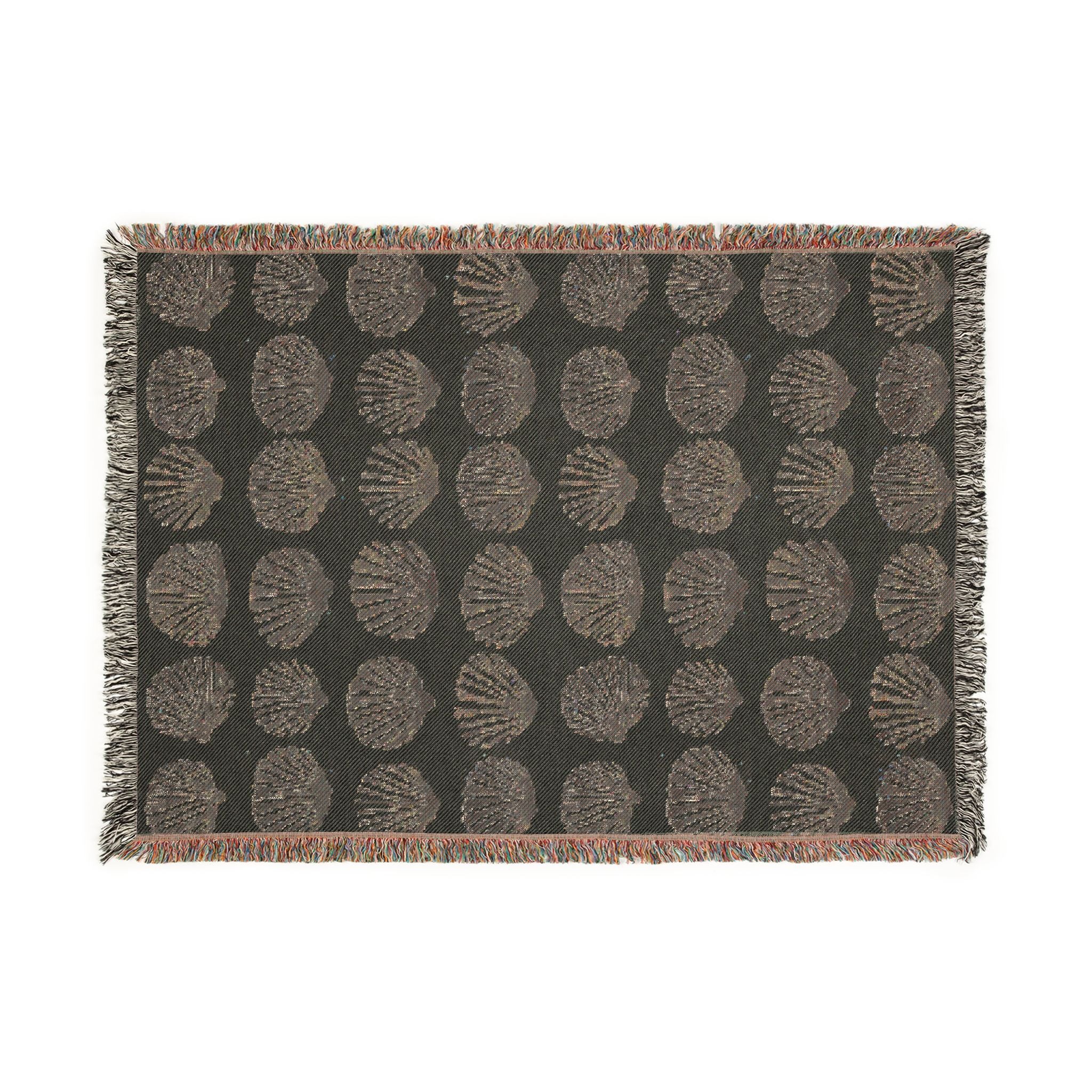 Coastal Woven Blanket — Coastal Blue Throw