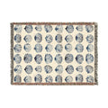 Coastal Woven Blanket — Coastal Blue Throw